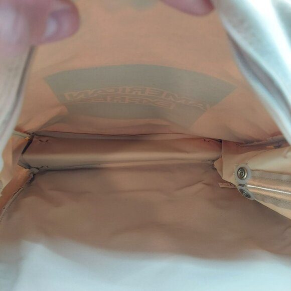 American Express Vintage Travel Bag With Retro Stripe Design READ Small Spot - Picture 15 of 15